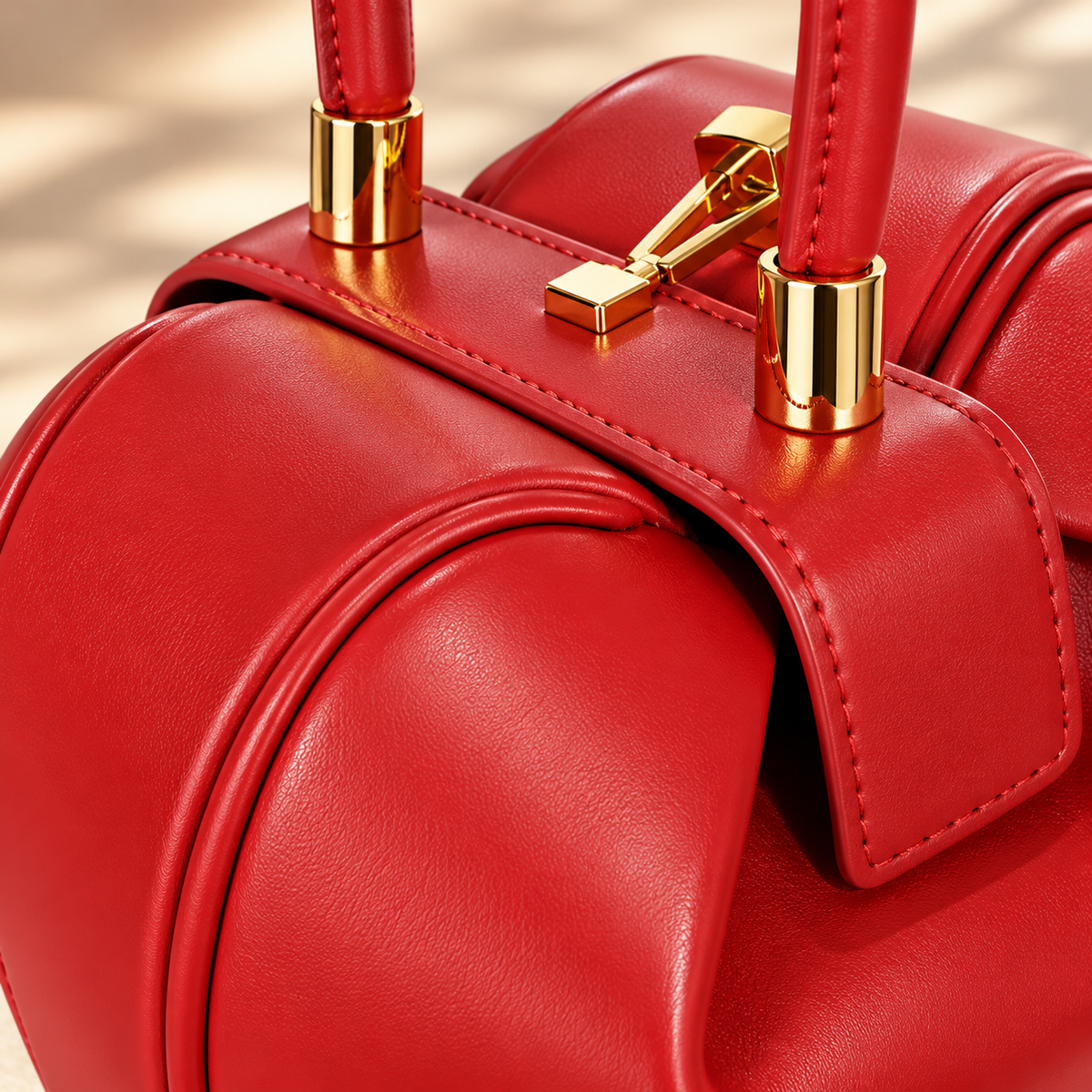Estelle Fold Top-Handle Bag