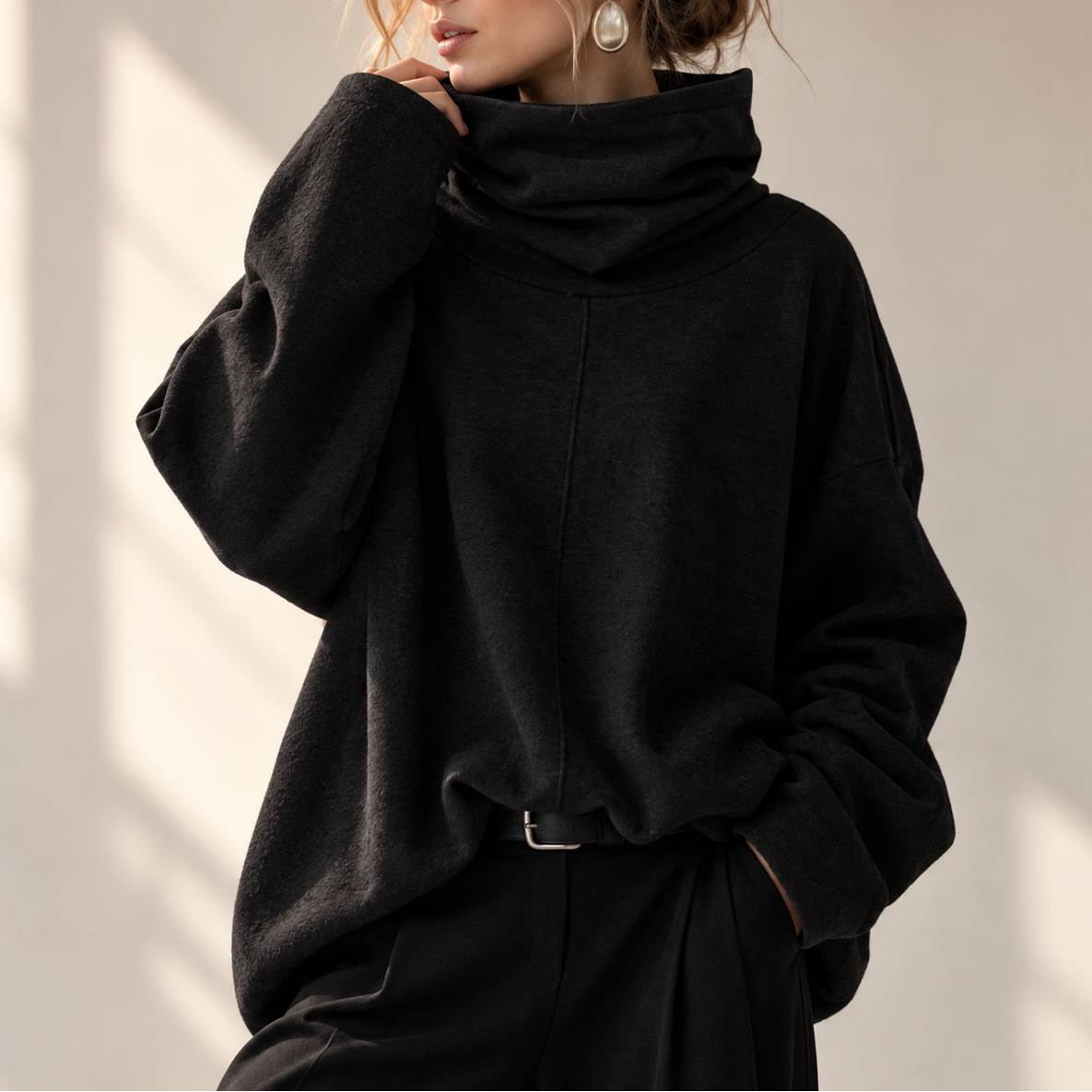 Bella Signature Collar Knit