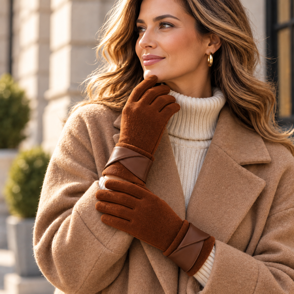Elena Wrap Cuff Gloves