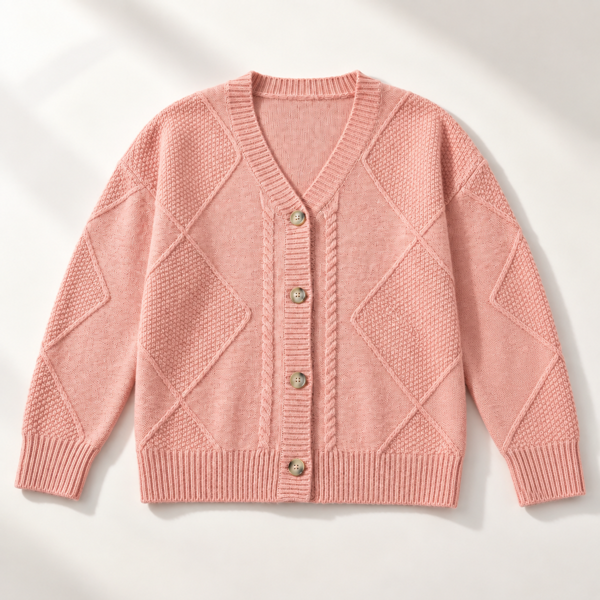 Francine Cable Button Cardigan