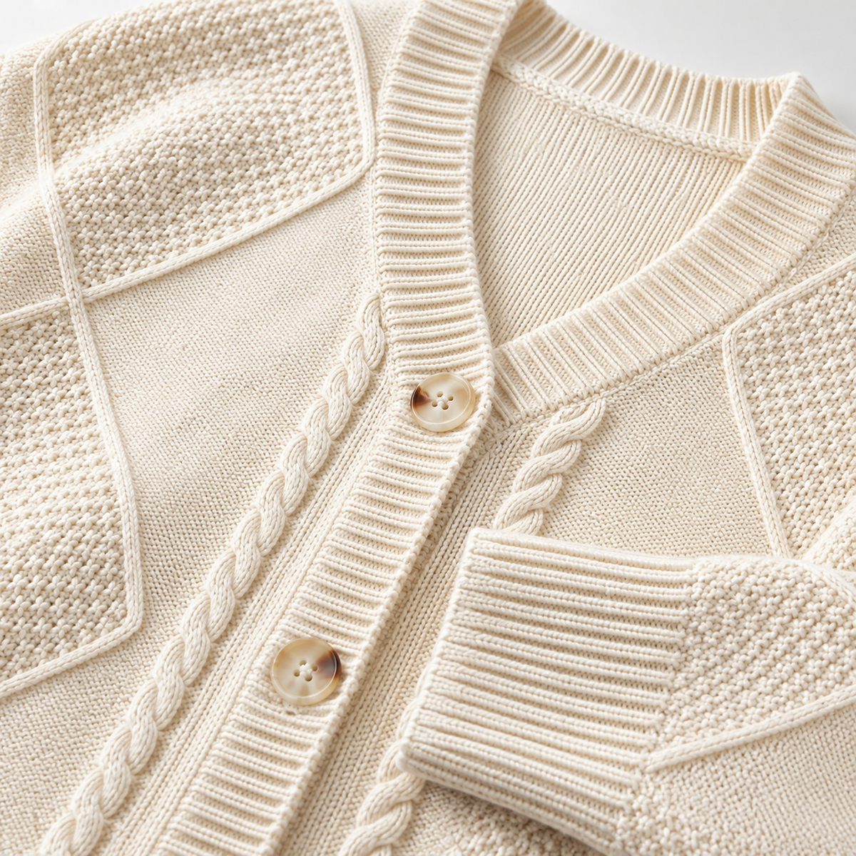 Francine Cable Button Cardigan