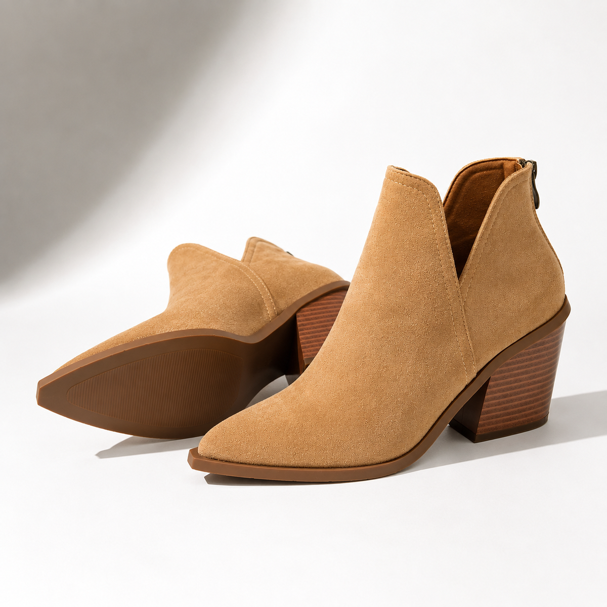 Estelle Suede Ankle Boots