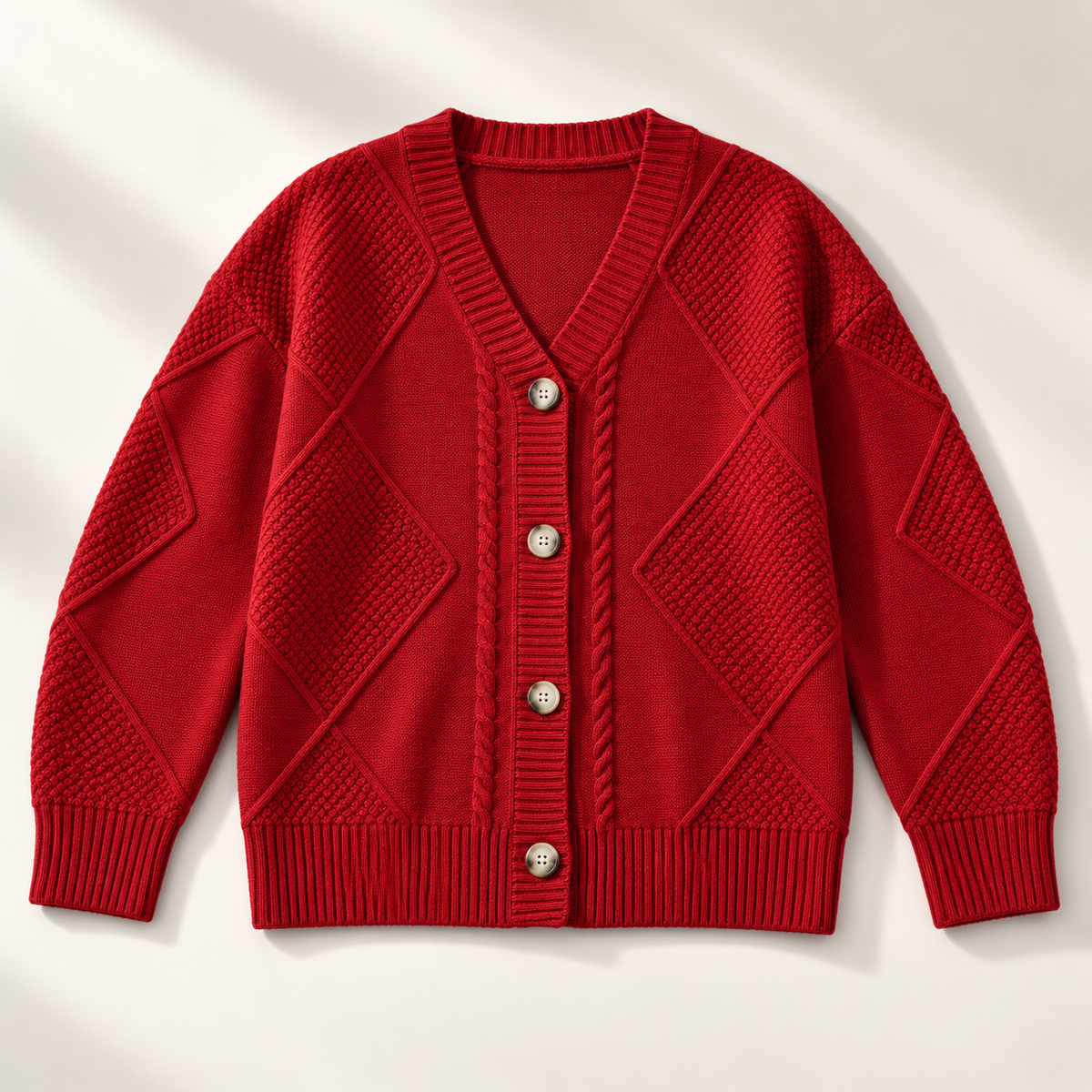 Francine Cable Button Cardigan