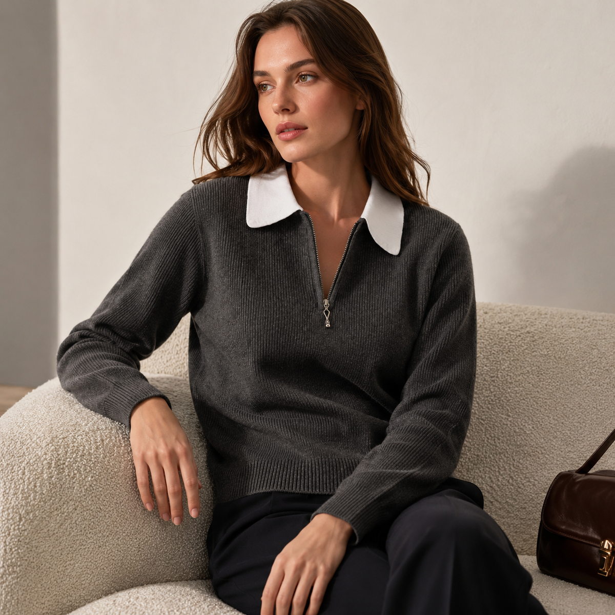 Colette Collar Knit