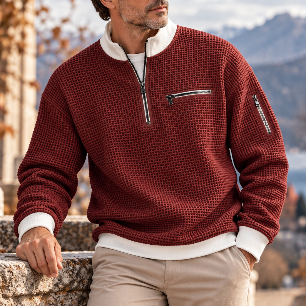 Brant Waffle Quarter-Zip