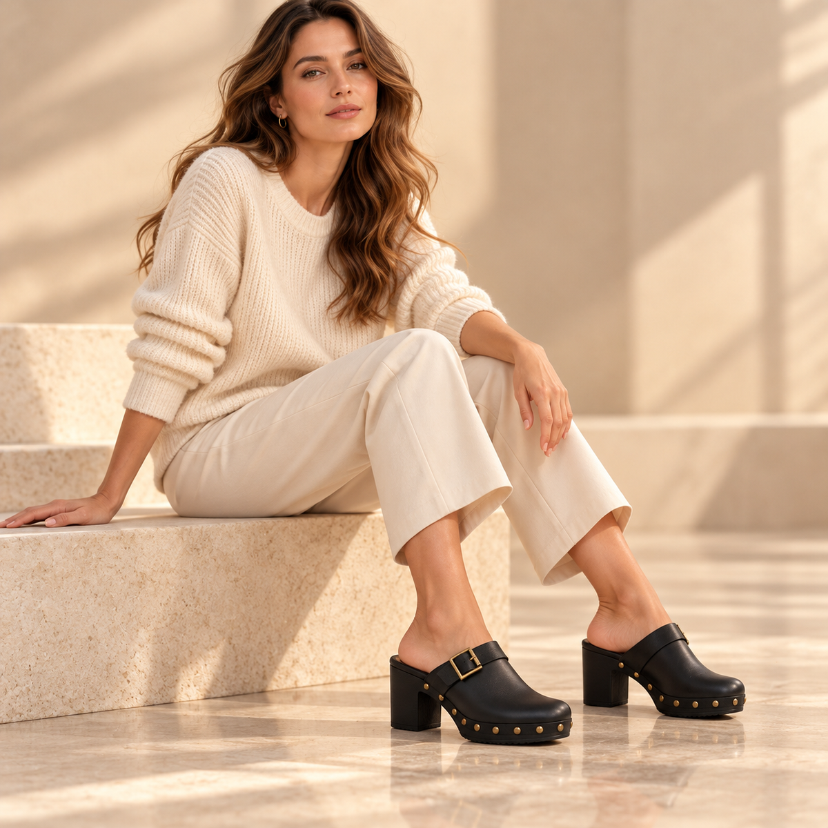 Audrey Closed-Toe Mules