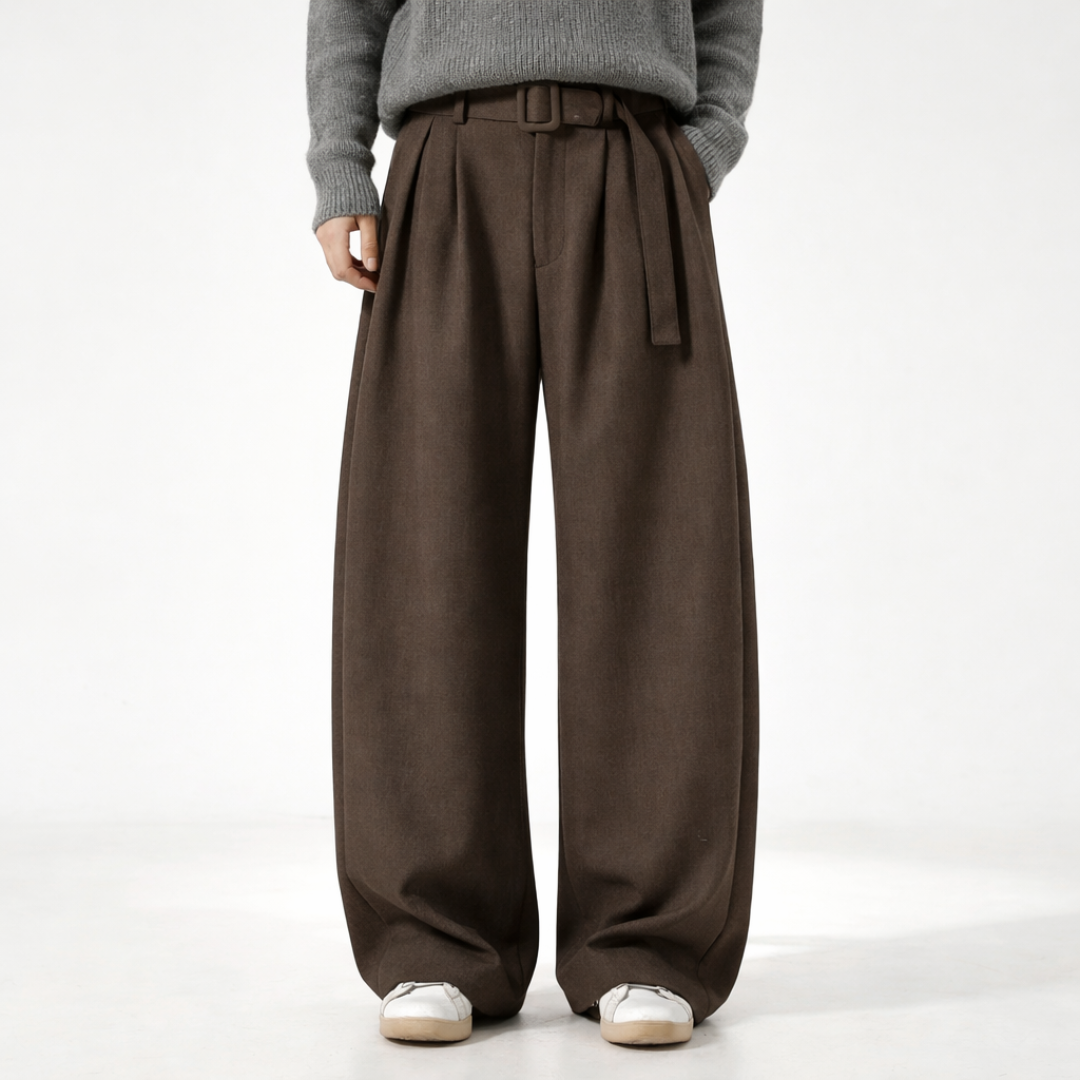 Southbrook Wide-Leg Wool Trousers