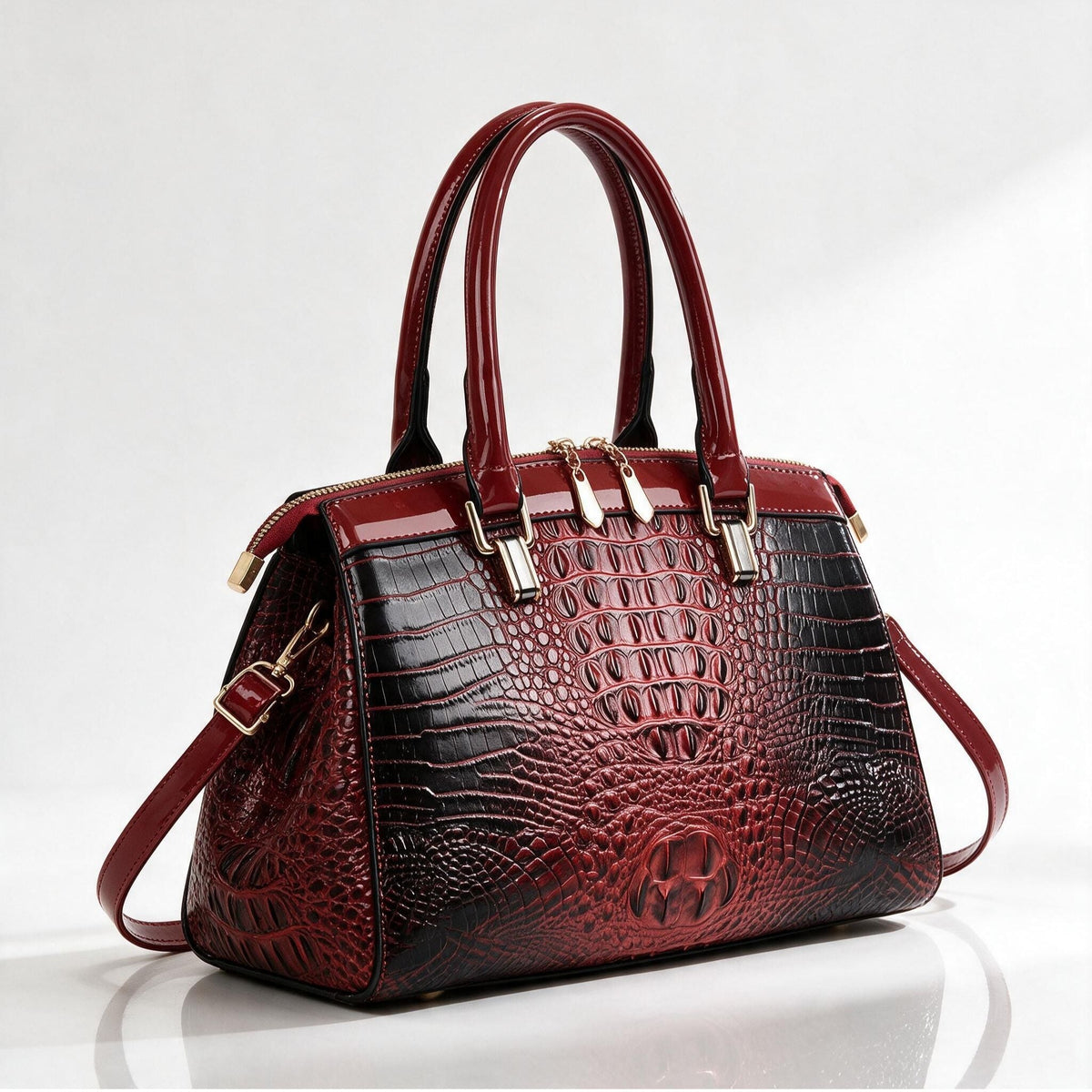 The Carlissa Croc Handbag