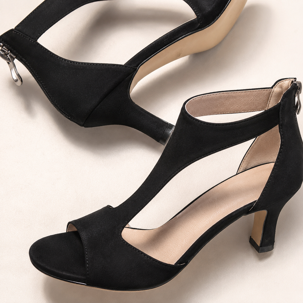 Sienna T-Strap Heels