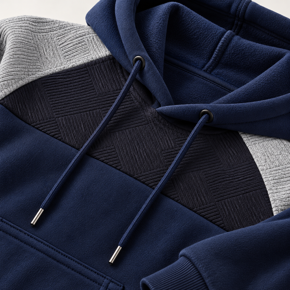 Hutton Panel Fleece Hoodie