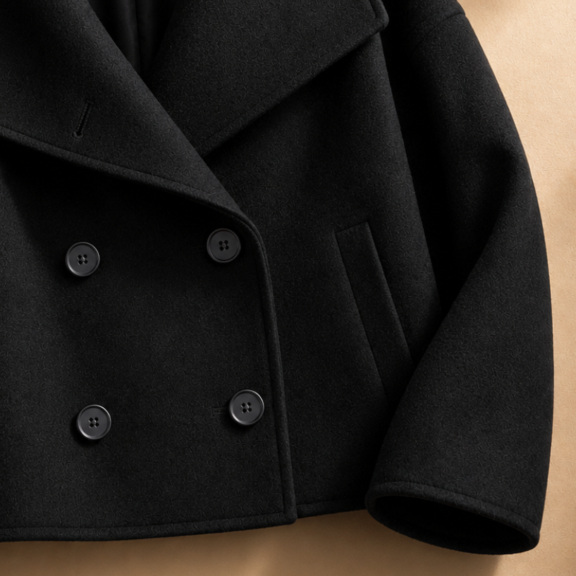 Delevigne Crop Coat