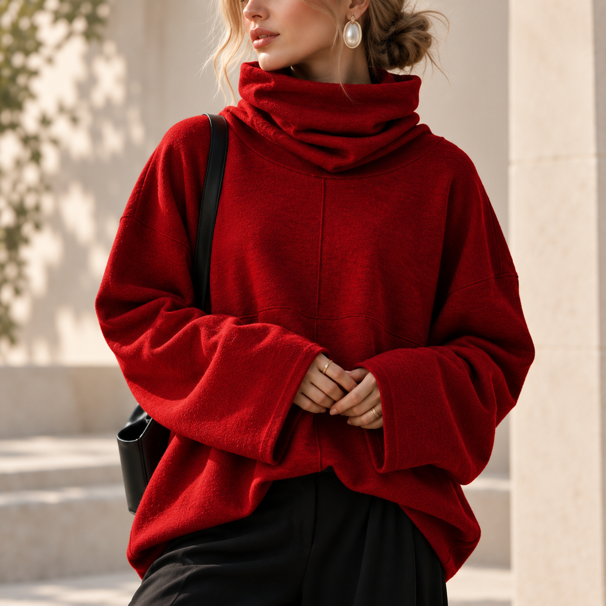 Bella Signature Collar Knit