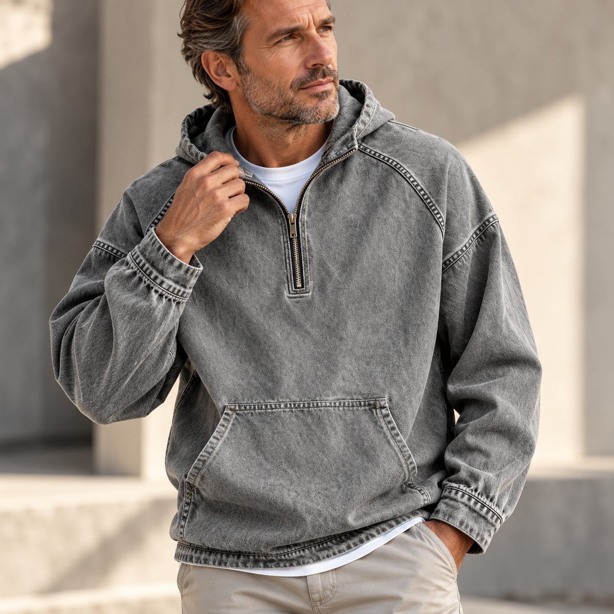 Jackson Washed Zip Hoodie
