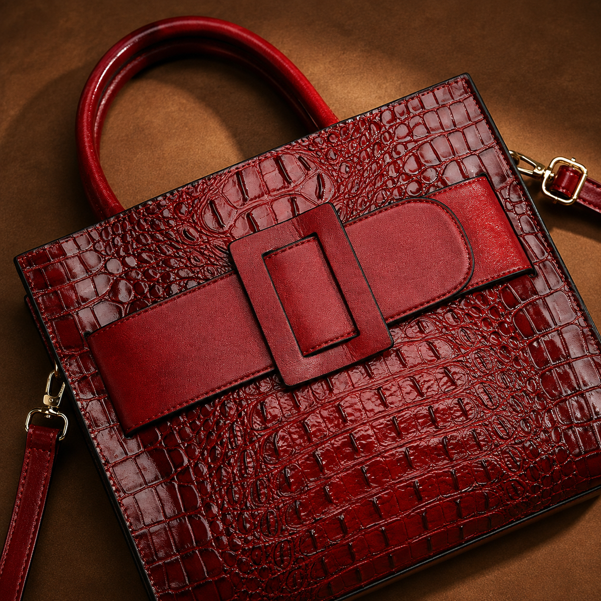 The Carrington Croc Tote