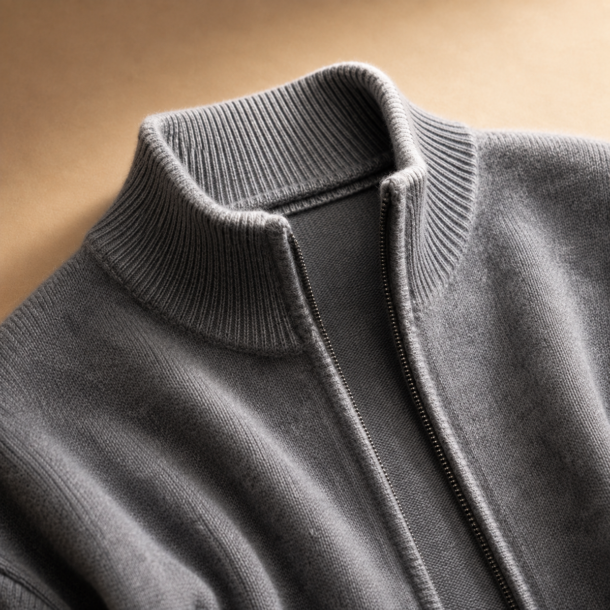 Jasper Brushed Knit Zip