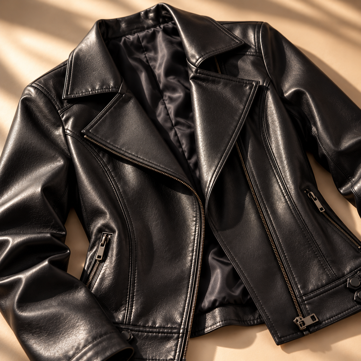 Francine Lapel Moto Jacket