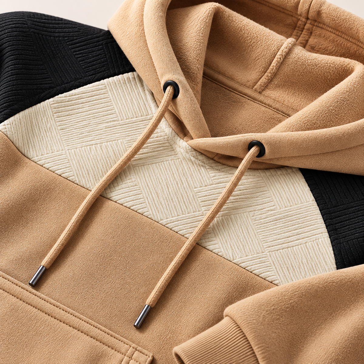 Hutton Panel Fleece Hoodie