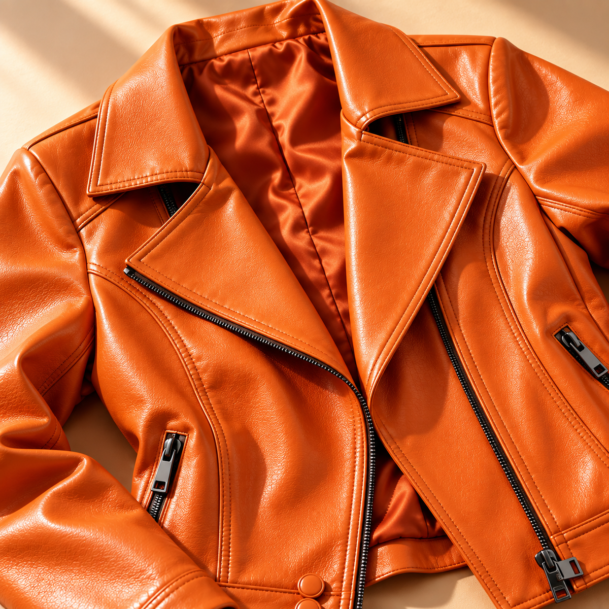 Francine Lapel Moto Jacket