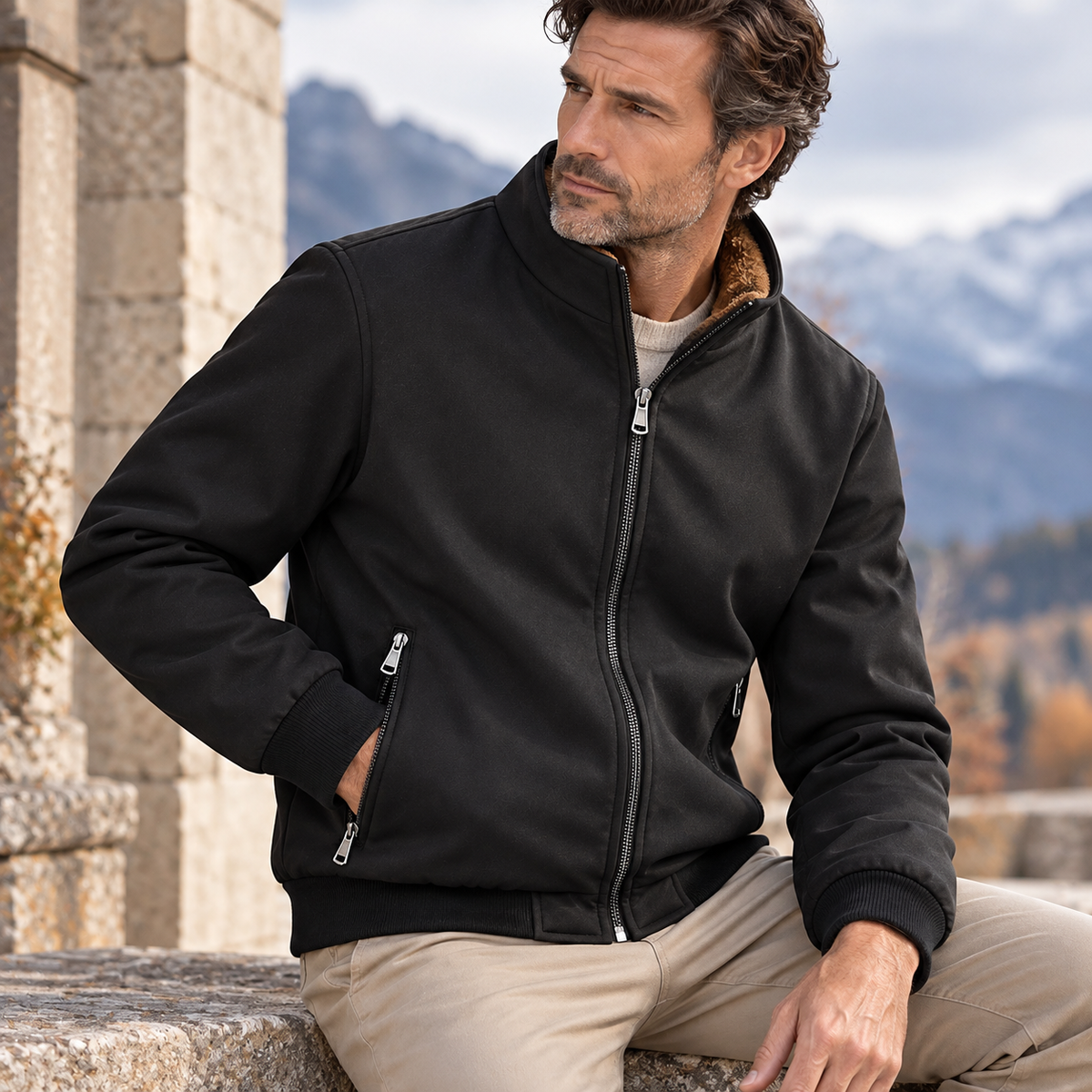 Jason Signature Lined Bomber