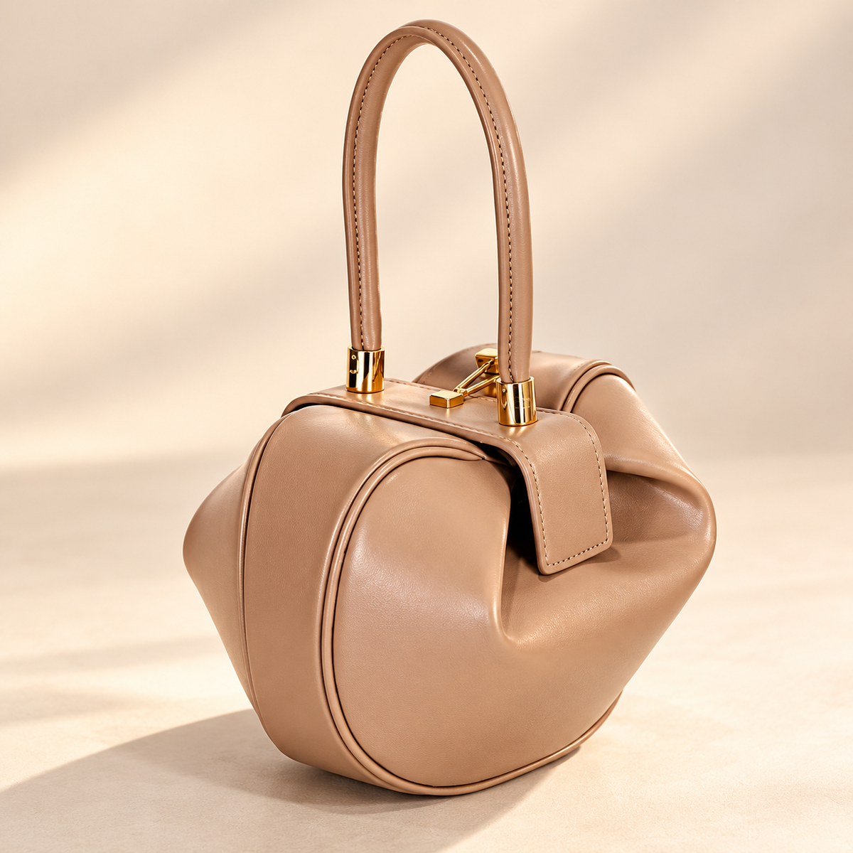 Estelle Fold Top-Handle Bag