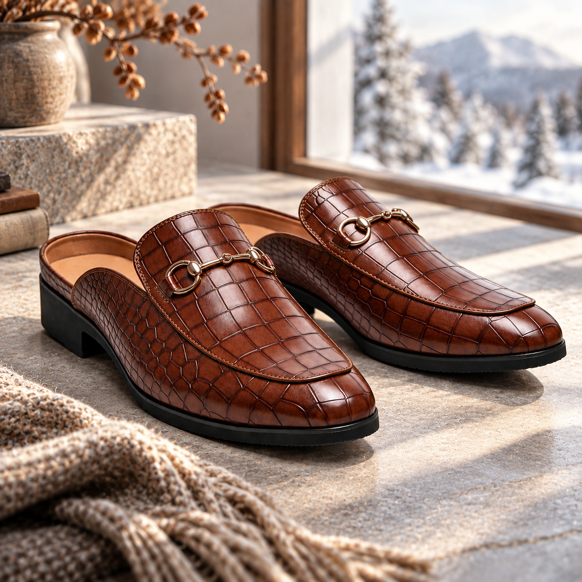 Hutton Horsebit Mules