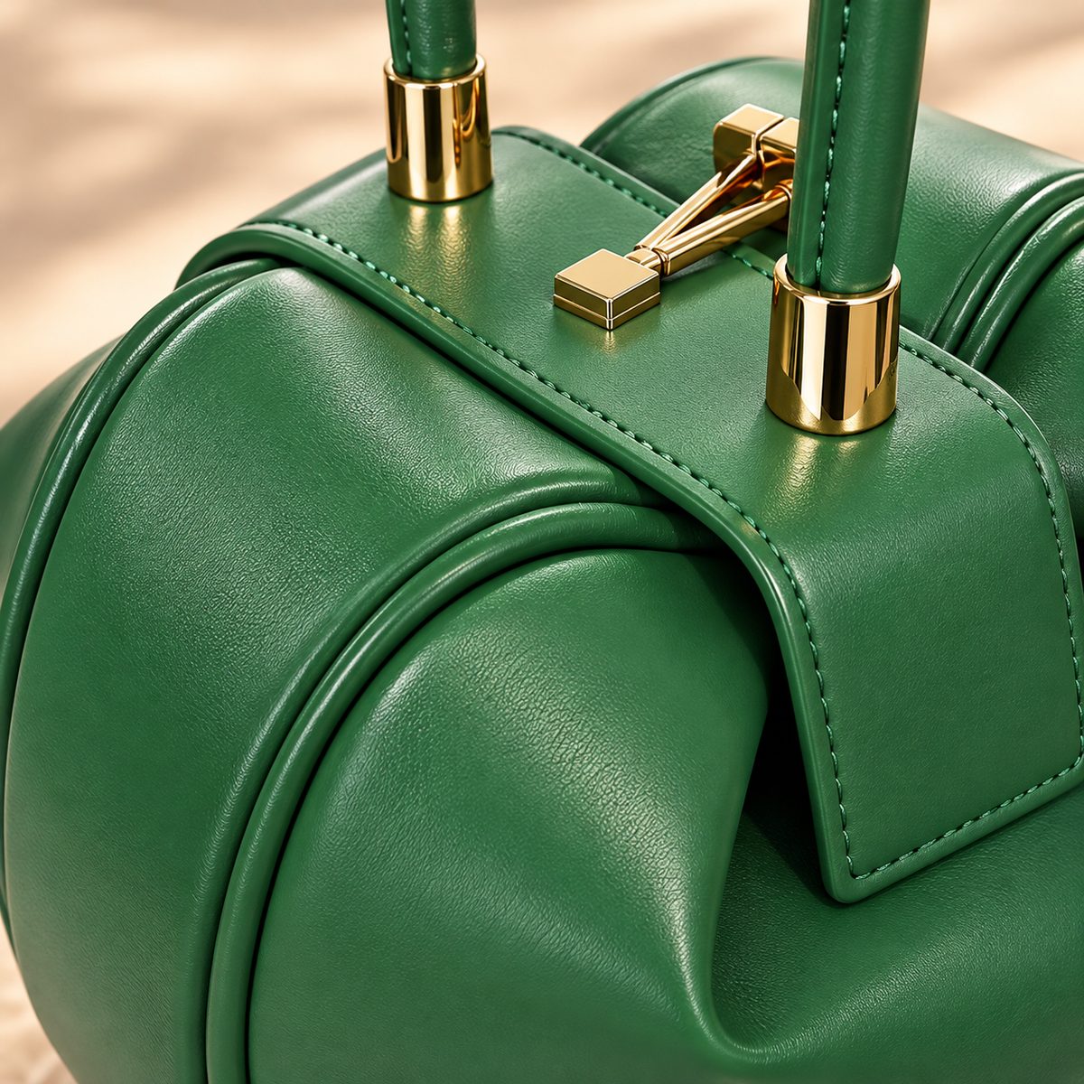 Estelle Fold Top-Handle Bag