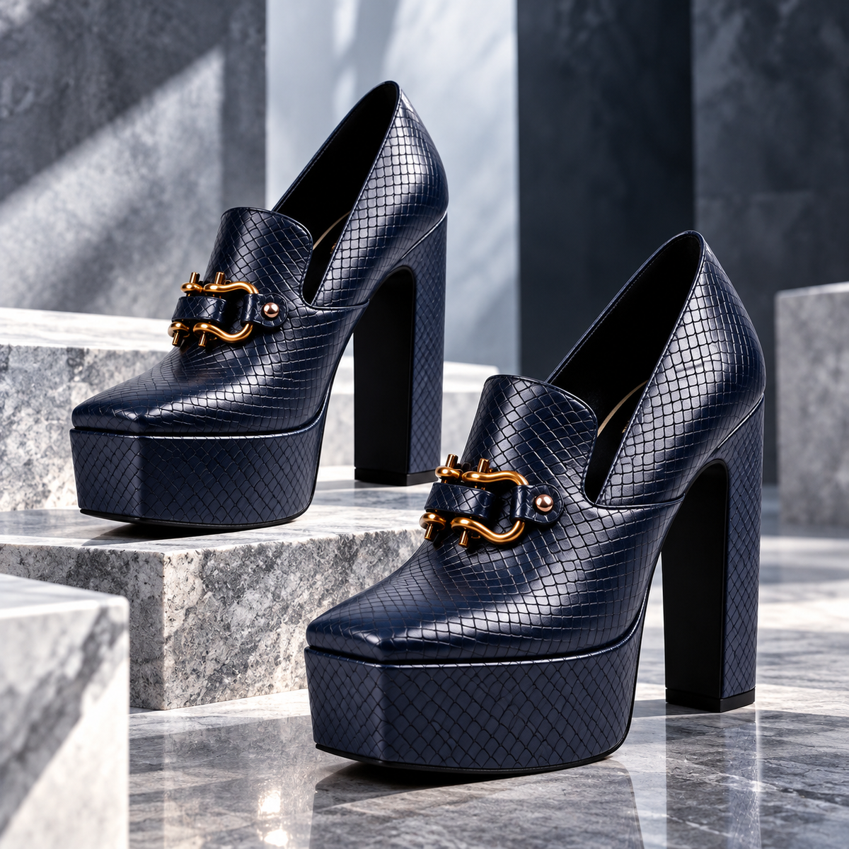 Yvonne Platform Loafer Pumps