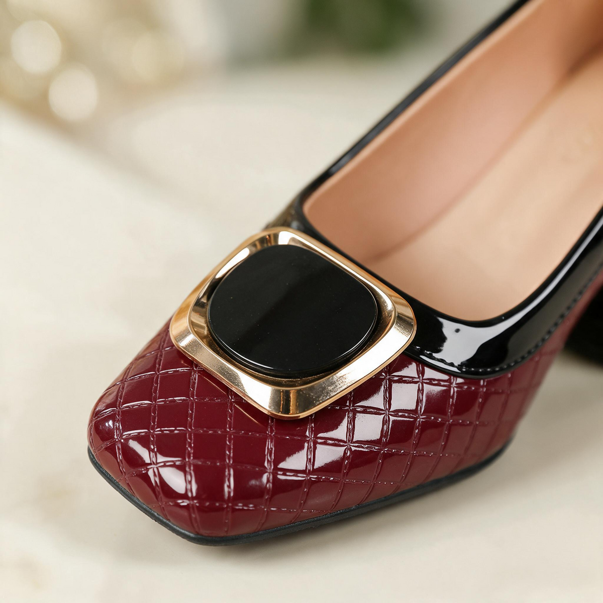 Caroline Lattice Heels