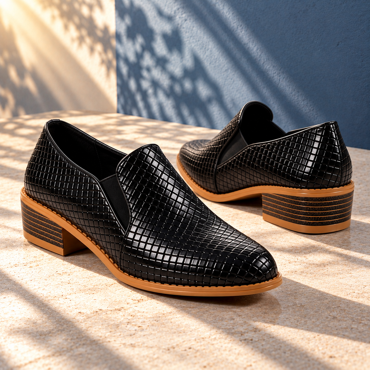 Samantha Woven Slip-Ons