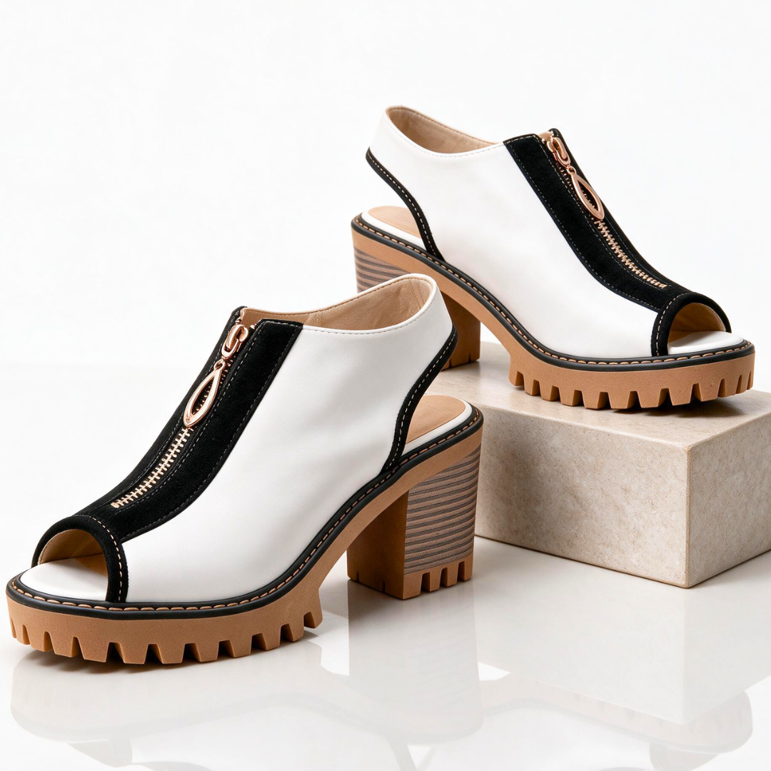 Carmella Zip Heels
