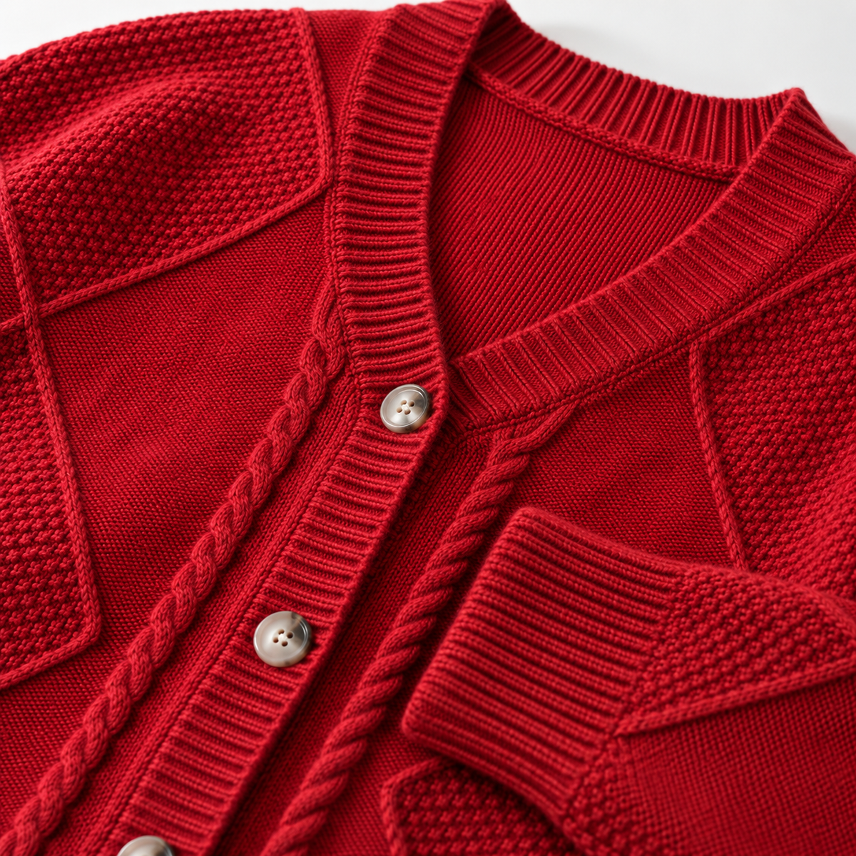 Francine Cable Button Cardigan