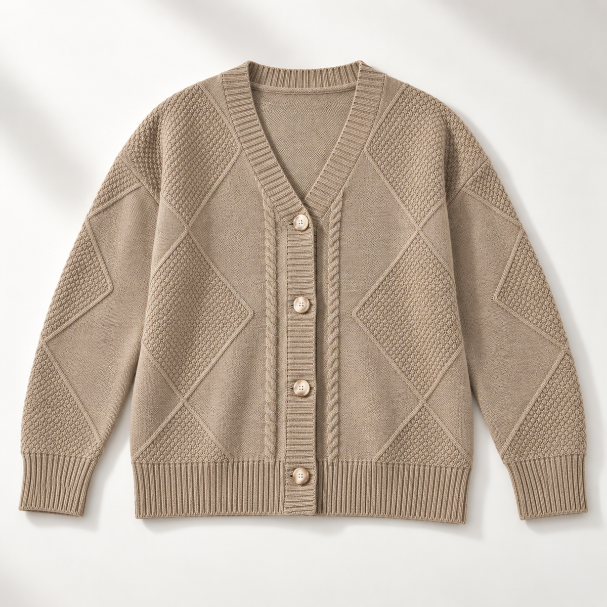 Francine Cable Button Cardigan