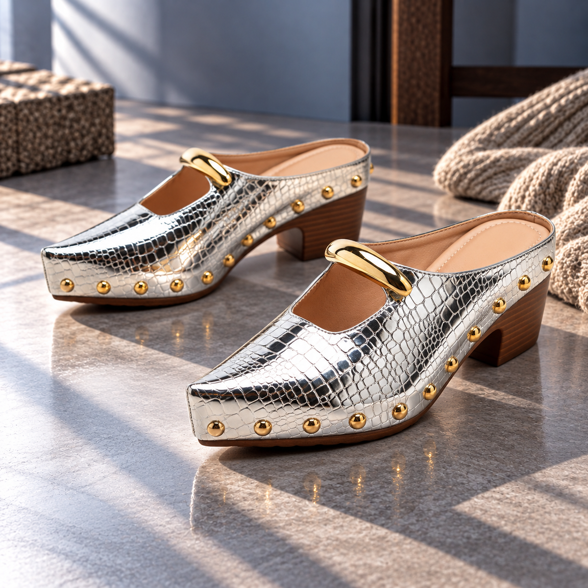 Sadie Studded Clogs