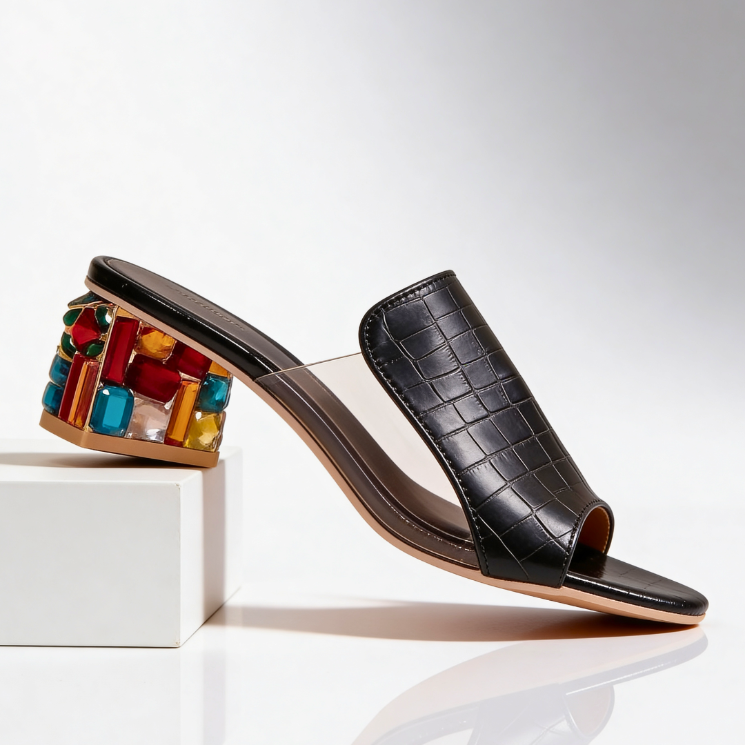 Odessa Jewel Heel Slides