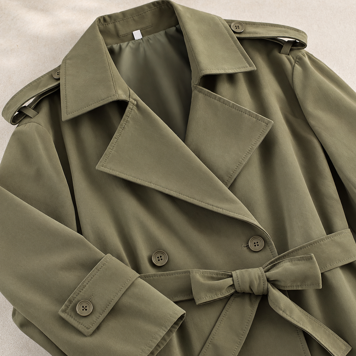 Margaux Belted Trench Jacket