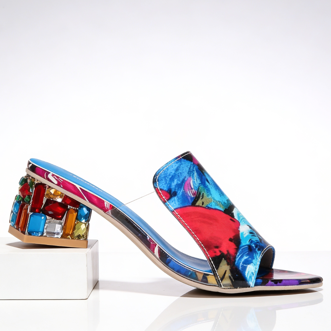 Odessa Jewel Heel Slides