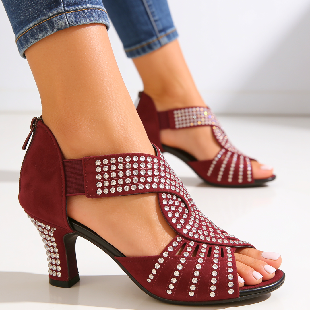 Olivia Rae Rhinestone Heels
