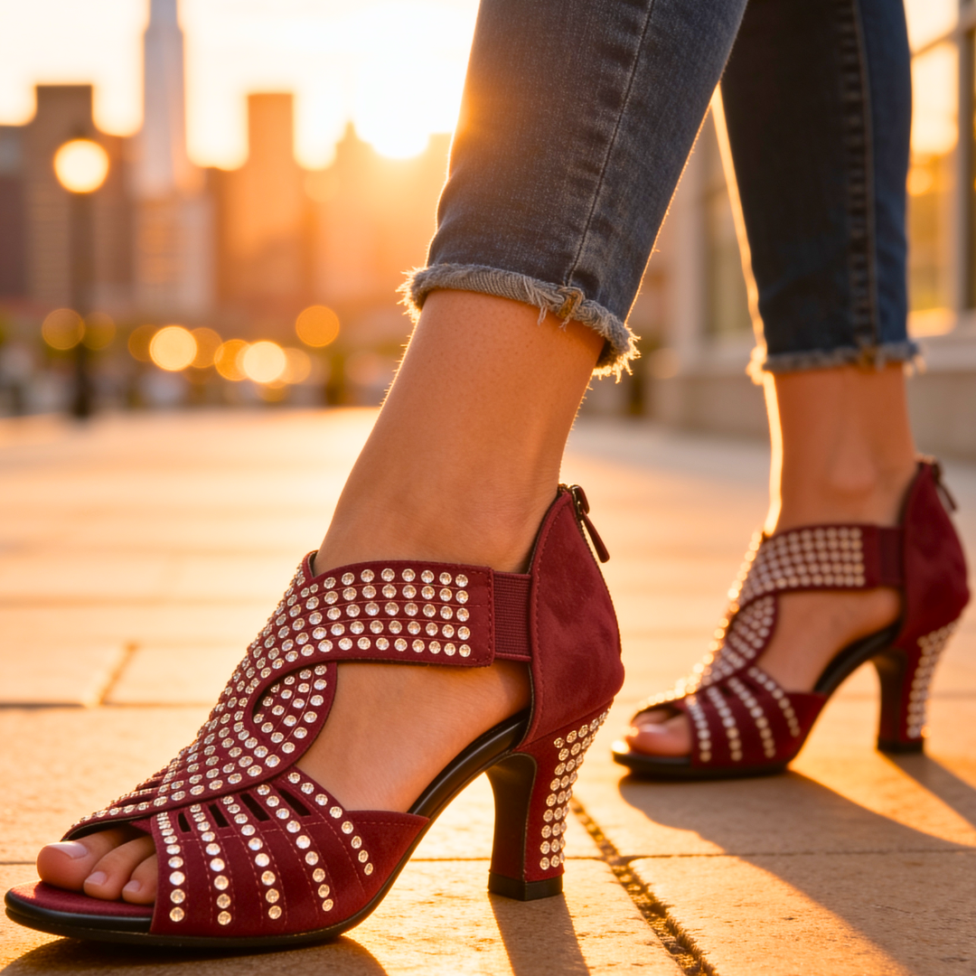 Olivia Rae Rhinestone Heels