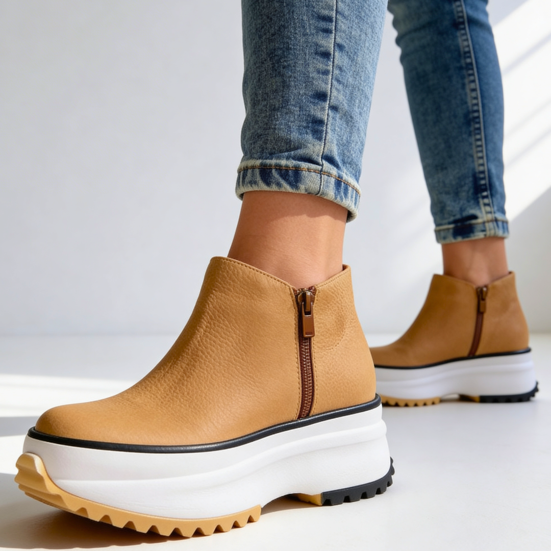 Ava Platform Ankle Boots