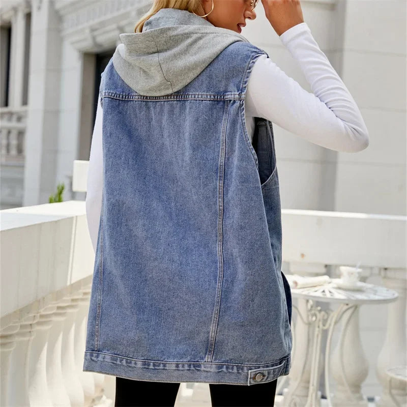Claremont Sleeveless Denim Jacket