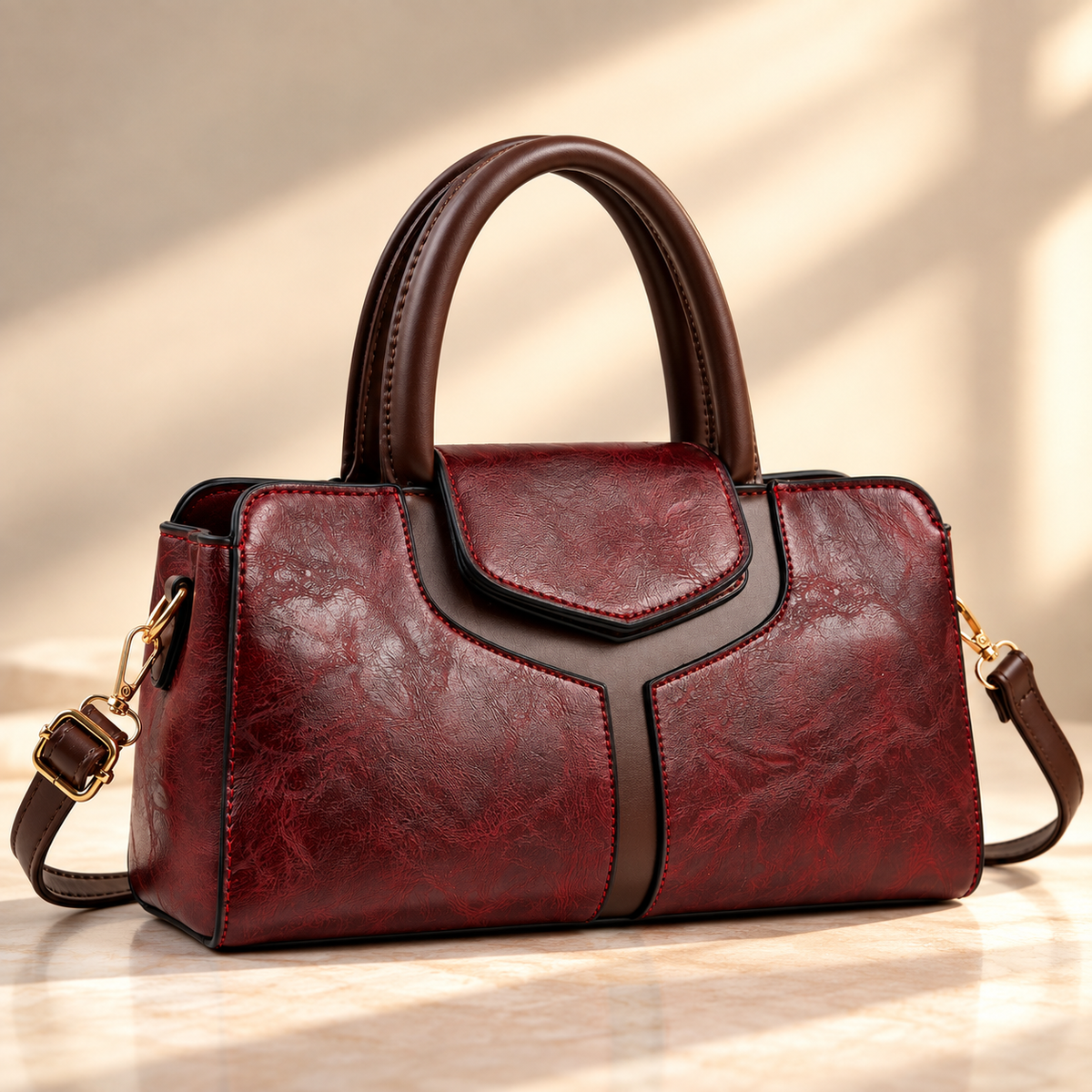 Serena Contour Satchel