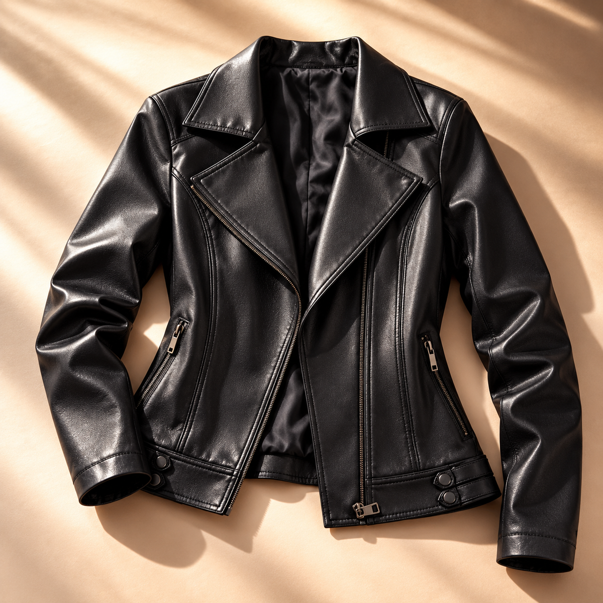 Francine Lapel Moto Jacket