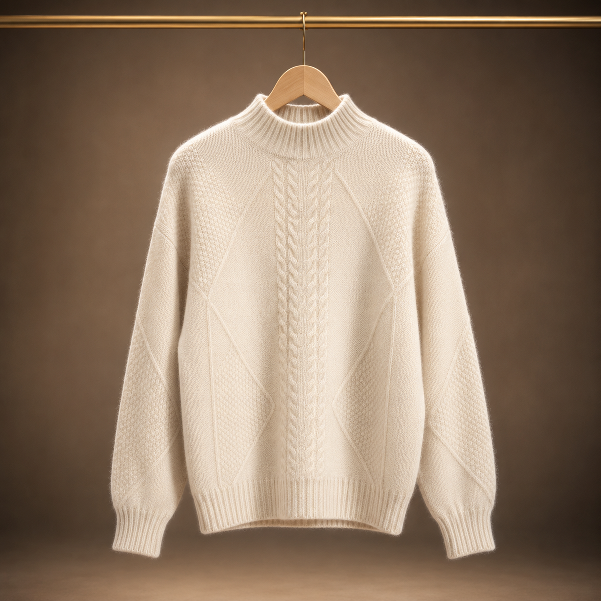 Annelise Mock-Neck Sweater