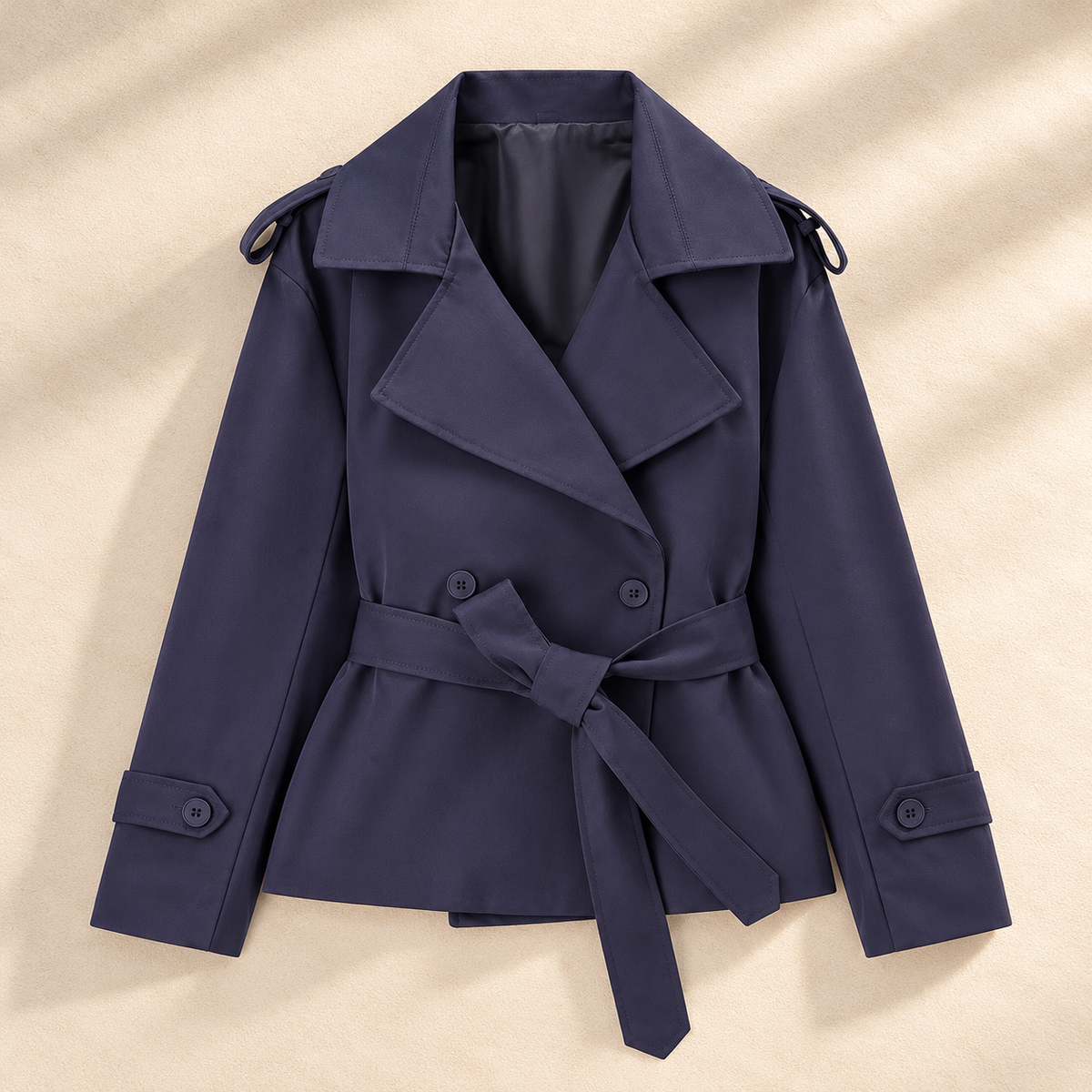 Margaux Belted Trench Jacket
