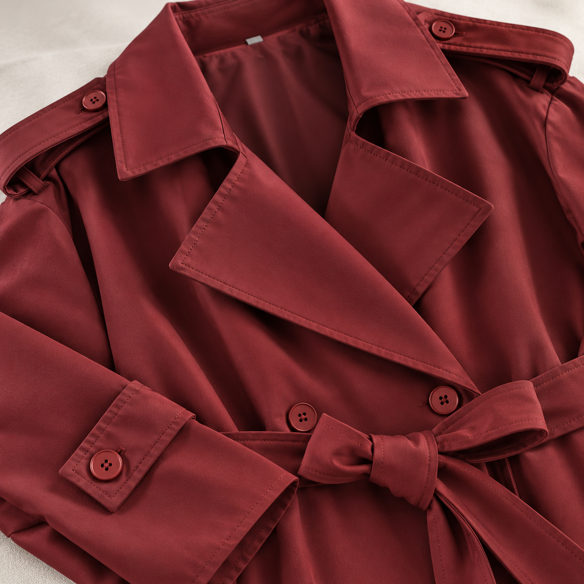 Margaux Belted Trench Jacket