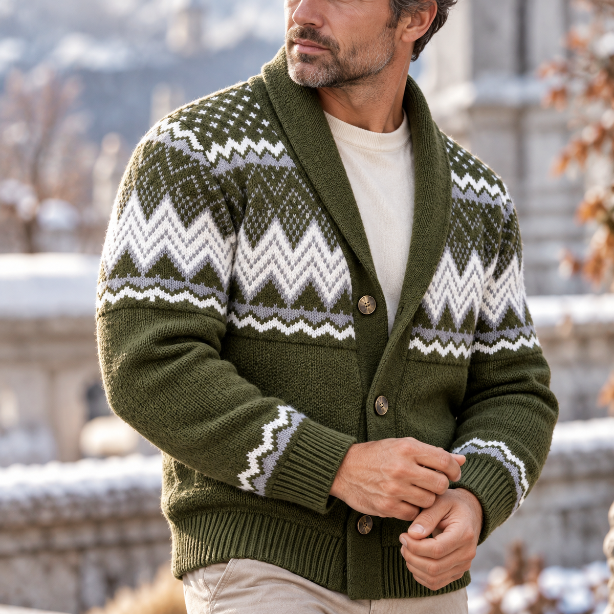 Brant Fair Isle Cardigan