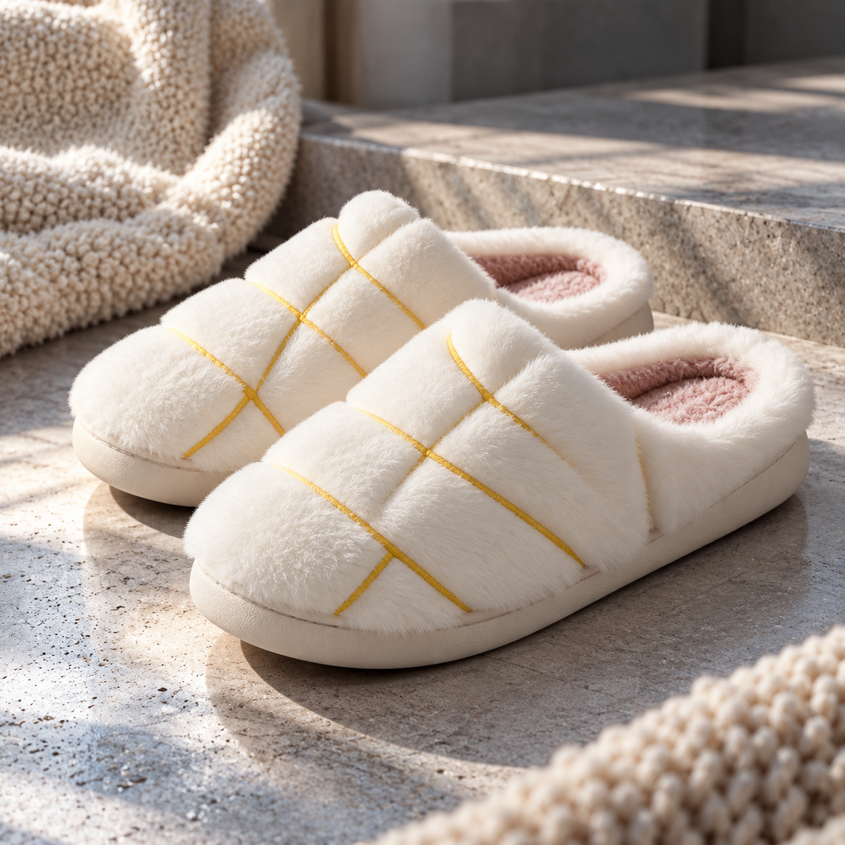 Bianca Sherpa Slippers