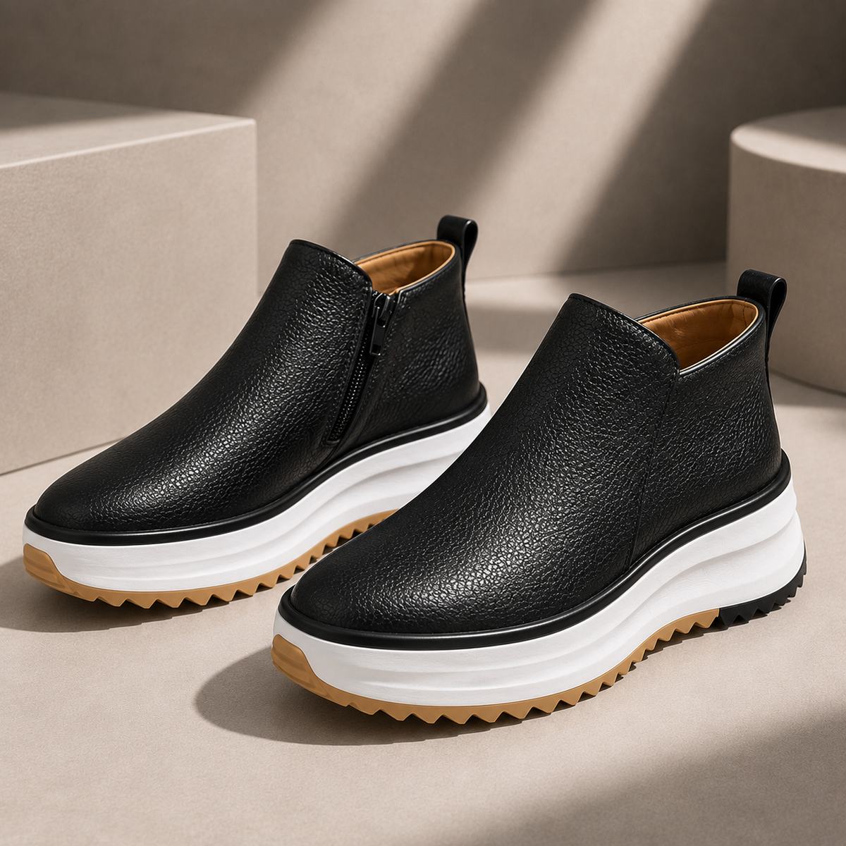 Ava Platform Ankle Boots
