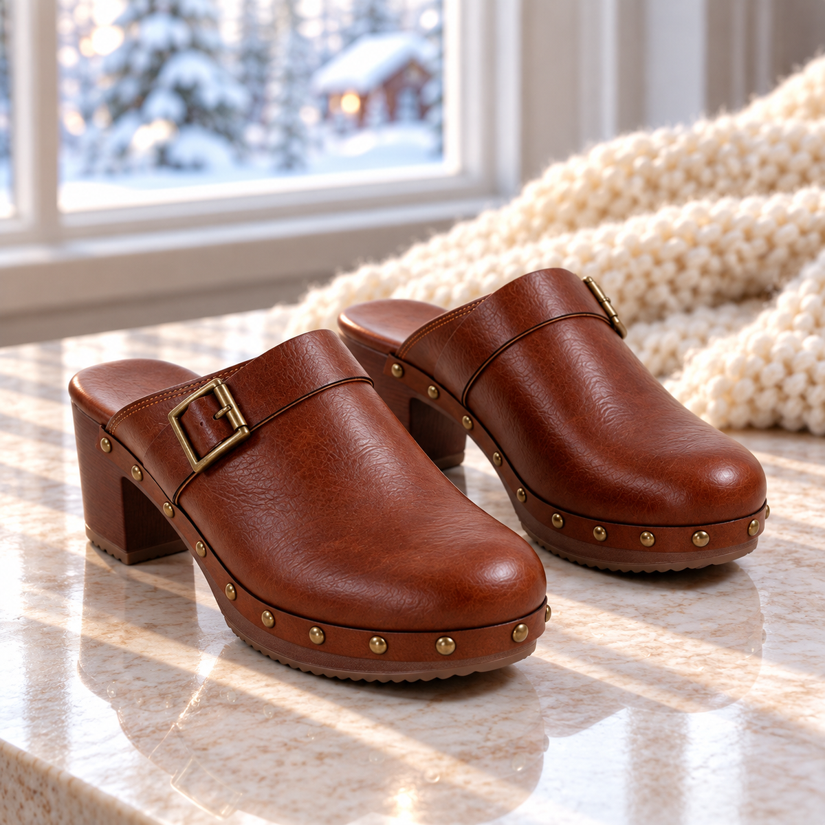 Audrey Closed-Toe Mules