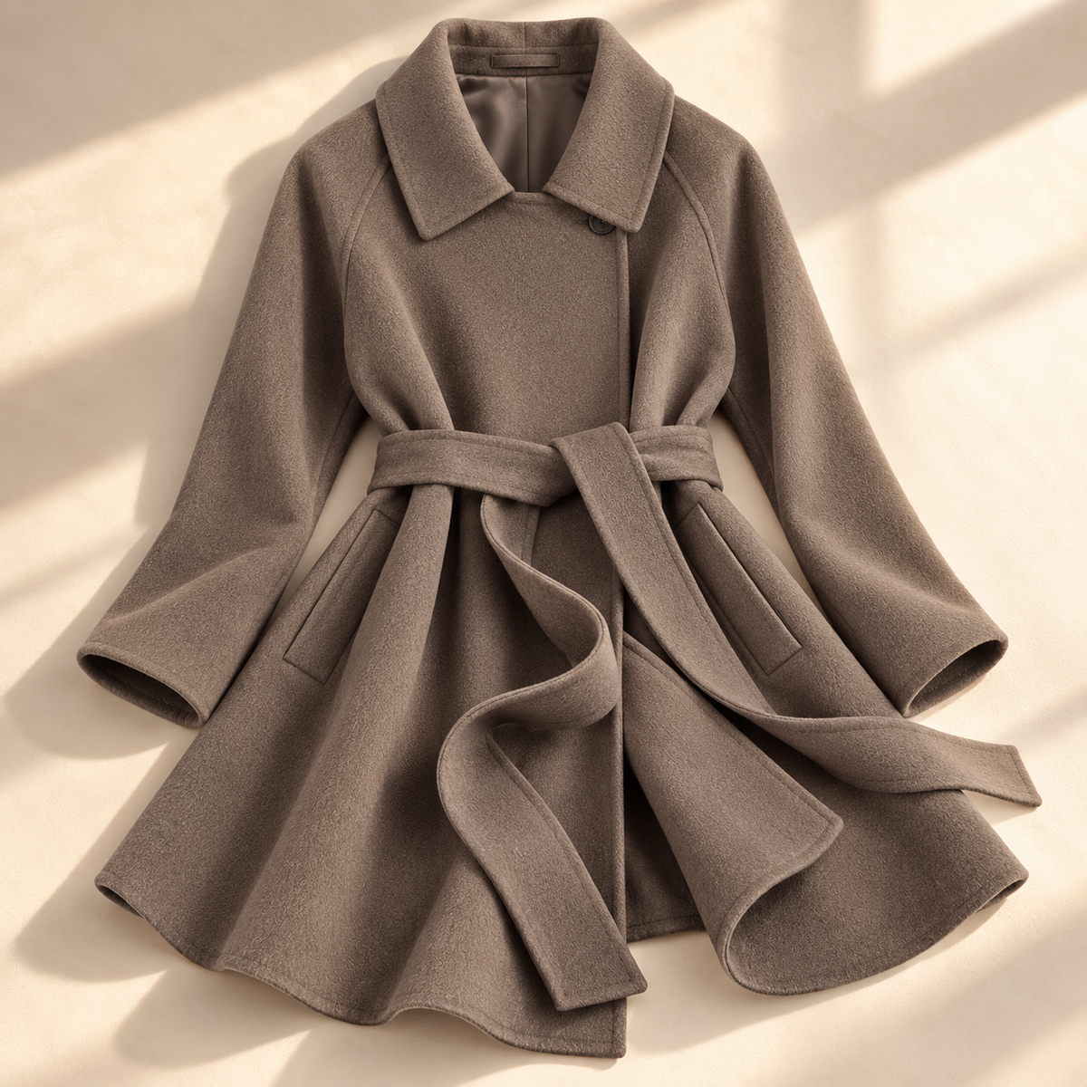 Margaux Belted Wool Coat